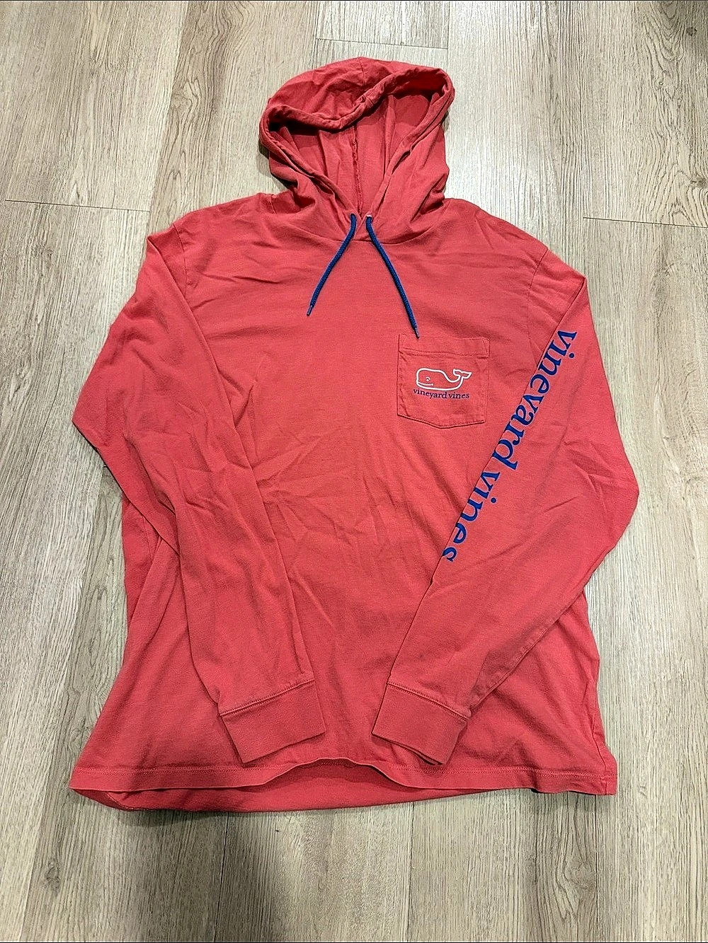 Vineyard Vines Whale Graphic Hoodie Coral Medium
